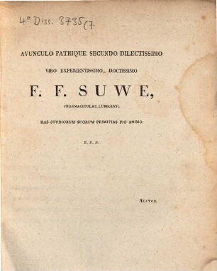 De vitiis fabricae primitivae intestini recti et orificii ani : Diss. inaug.