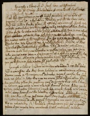Beil.: aus 2 Briefen des Zacharias Konrad von Uffenbach. Ohne Ort, 1732