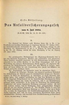 Das Unfallversicherungs-Gesetz vom 6. Juli 1884 nebst dem Reichsgesetz über die Ausdehnung der Unfall- und Krankenversicherung vom 28. Mai 1885 und dem Bayerischen Ausführungsgesetz vom 3. Dezember 1885 : Erläutert und mit den hiezu erlassenen Vollzugsvorschriften herausgegeben von C. Graef