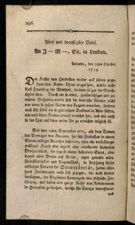 296-302, Fuenf und dreyßigster Brief