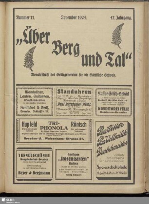 Nummer 11, November 1924