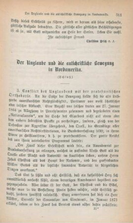511-523 Der Unglaube und die antichristliche Bewegung in Nordamerika : Schluß