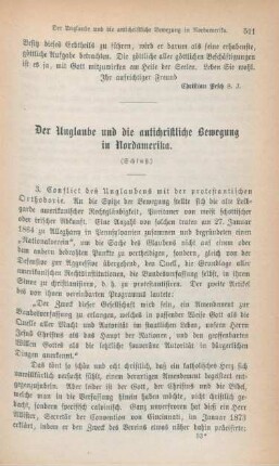 511-523 Der Unglaube und die antichristliche Bewegung in Nordamerika : Schluß