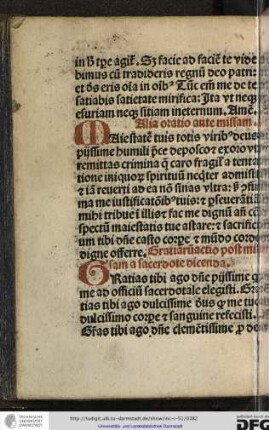 Alia oratio ante missam.