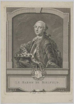 Bildnis des Jacob Friedrich de Bielfeld