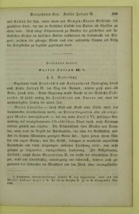 Vierzehntes Kapitel. Kaiser Joseph II.