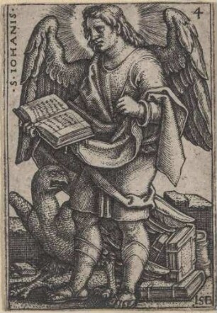 Der Evangelist Johannes, aus der Folge der vier Evangelisten