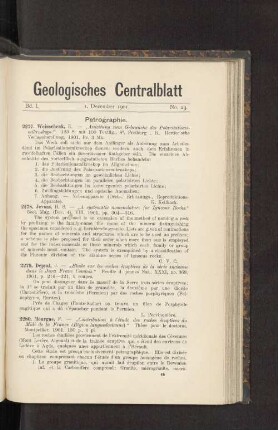 1. Dezember 1901. No. 23.