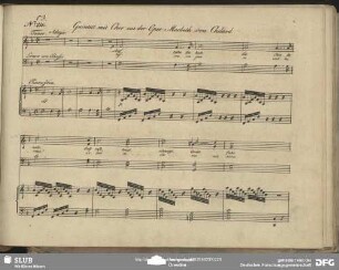 Quintett: "Auf zum Gebeth / Cessez vos jeux"