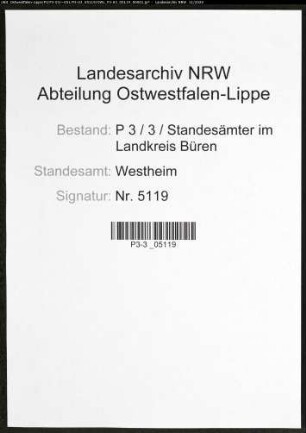 Namensverzeichnis Westheim,Todesfälle