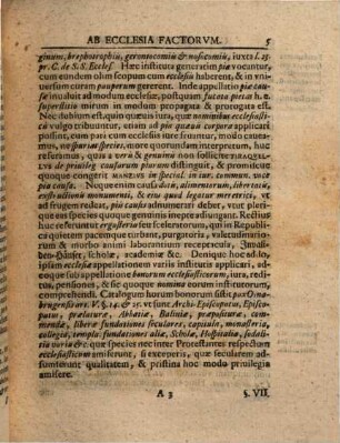 Dispvtatio Ivridica De Nominibvs Ecclesiasticis : = Von Activ- und Passiv-Kirchen-Schulden