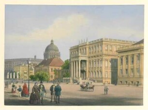 Unter den Linden, Blick auf das Kronprinzenpalais