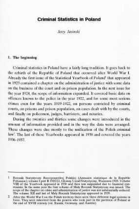 127-134, Criminal Statistics in Poland