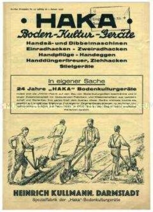 HAKA * Boden-Kultur-Geräte