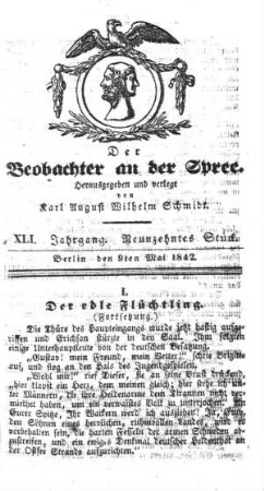 19. Stueck, 9. Mai 1842