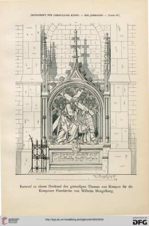 Ein Denkmal des gottseligen Thomas von Kempen