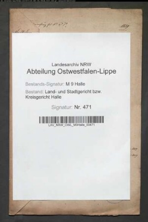 Sonstige: Hartmann, gen. Wessel, Friedrich Wilhelm: