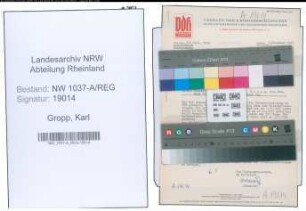 Entnazifizierung Karl Gropp , geb. 21.02.1906 (Lehrer)