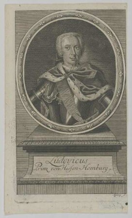 Bildnis des Ludovicus Prinz von Hessen Homburg