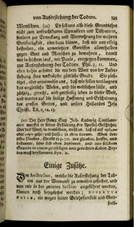 Einige Zusätze.