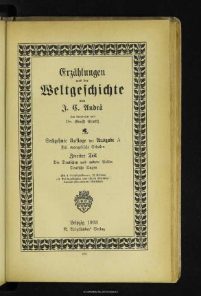 Die Deutschen und andere Völker : deutsche Sagen
