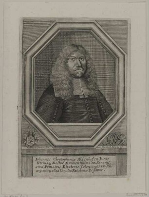 Bildnis des Iohannes Christophorus Aldenhofen