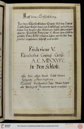 (172-174) Schloss-Inschriften
