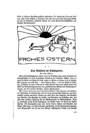 Das Frühbeet im Schulgarten
