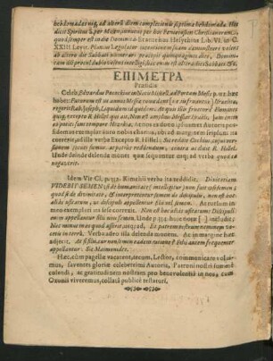 Epimetra.
