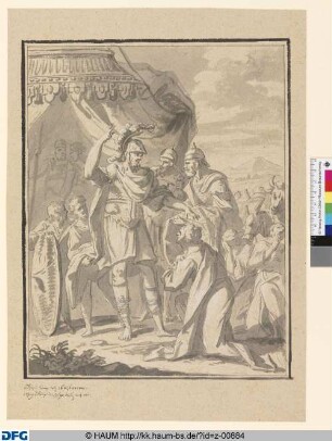 Die Familie des Darius vor Alexander d. Gr.? Abigail vor David?