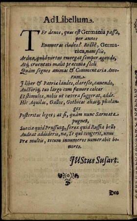 Ad Libellum.