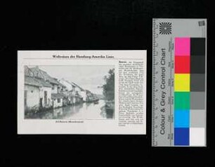 Nachrichten über den Reiseverlauf an die Familie in Hamburg - Weltreisen der Hamburg-Amerika Linie.- Telegramm des Vertreters der Hamburg-Amerika Linie an Bord des Dampfers "Cleveland".