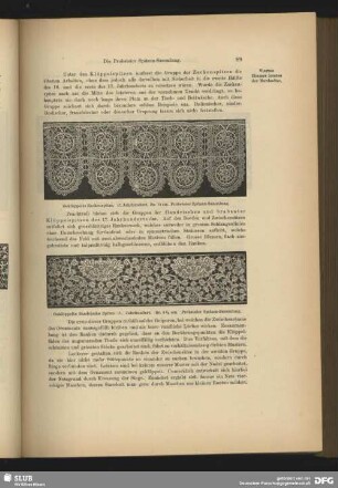 Geklöppelte (flandrische) Spitze