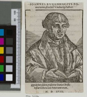[Bildnis von Joannes Bvgenhagivs Pomeranus, eccles. Viteberg. Pastor.]