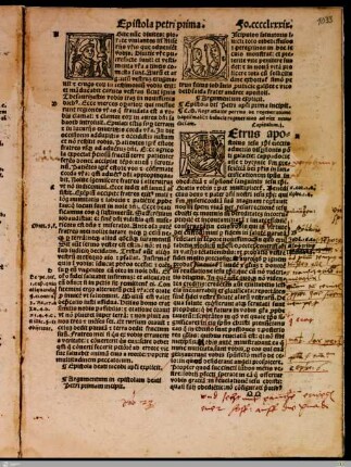 Epistola Petri prima [1. Petrusbrief]