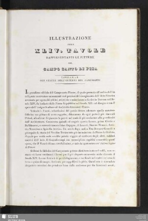 Illustratione Delle XLIV. Tavole Rappresentanti Le Pitture Del Campo Santo Di Pisa