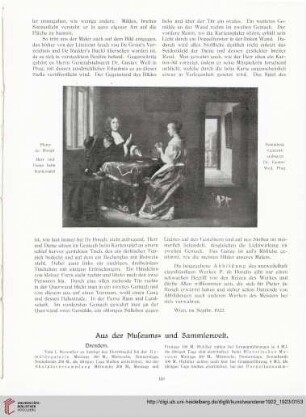 Aus der Museums- und Sammlerwelt / Kunstauktionen / Kunstausstellungen / Schweizerische Kunstchronik / Kunst- und Antiquitätenhandel / Neue Graphik / Neue Kunstbücher