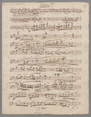 Repos de l'etude. 5 - 3 Potpourris; fl; HenK WoO 114/5 - BSB Mus.Schott.Ha 12607-2