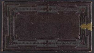 Fotoalbum mit Porträtsammlung berühmter Persönlichkeiten : Fotoalbum mit Porträtsammlung berühmter Persönlichkeiten. Geprägter Ledereinband mit Goldschnitt und Metallschließe; 13 x 23,5 x 3,5 cm (um 1870). Dresden: SLUB/DF 2019.B.44