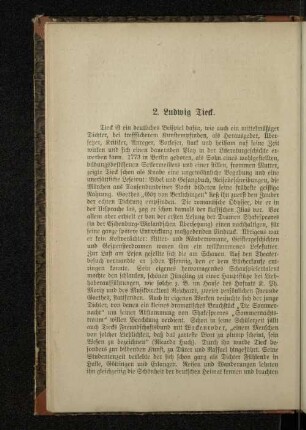 2. Ludwig Tieck.