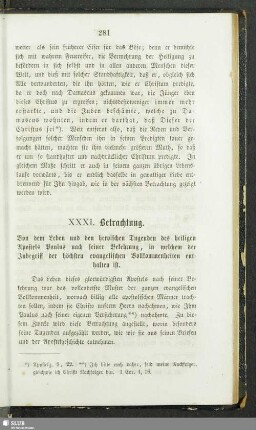 [XXXI. - XXXVIII. Betrachtung]