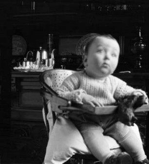 Dresden, Kinderporträt Hans Stich (geb. 1909)