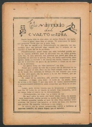 El misterio del cuarto de Rosa