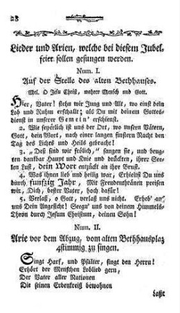 Lieder und Arien