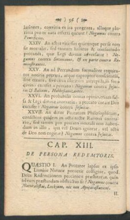 Cap. XIII. De Persona Redemtoris.