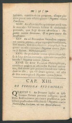 Cap. XIII. De Persona Redemtoris.