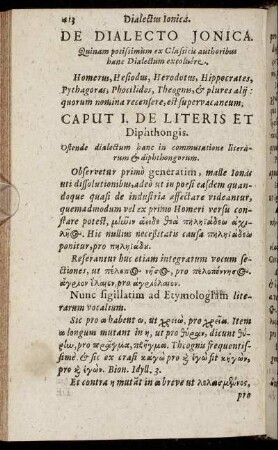 De Dialecto Jonica.