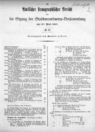 No. 18, 20. Mai 1897
