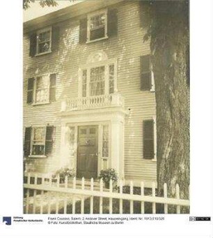 Salem, 2, Andover Street, Hauseingang