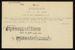 Auf zu dir Erhab'ner steige : Coro III : a Soprano, Alto, Tenore, Basso, due Violini, due Trombe, Tymbani, Alto Viola, Violone, é Organo